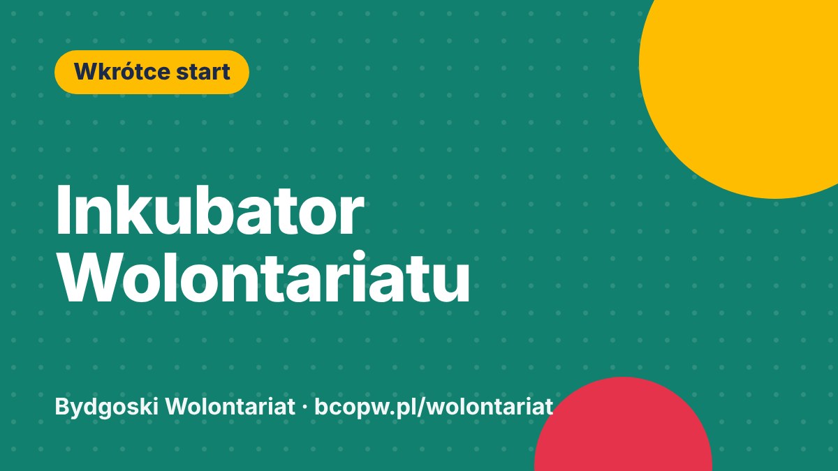 Inkubator Wolontariatu – wkrótce start